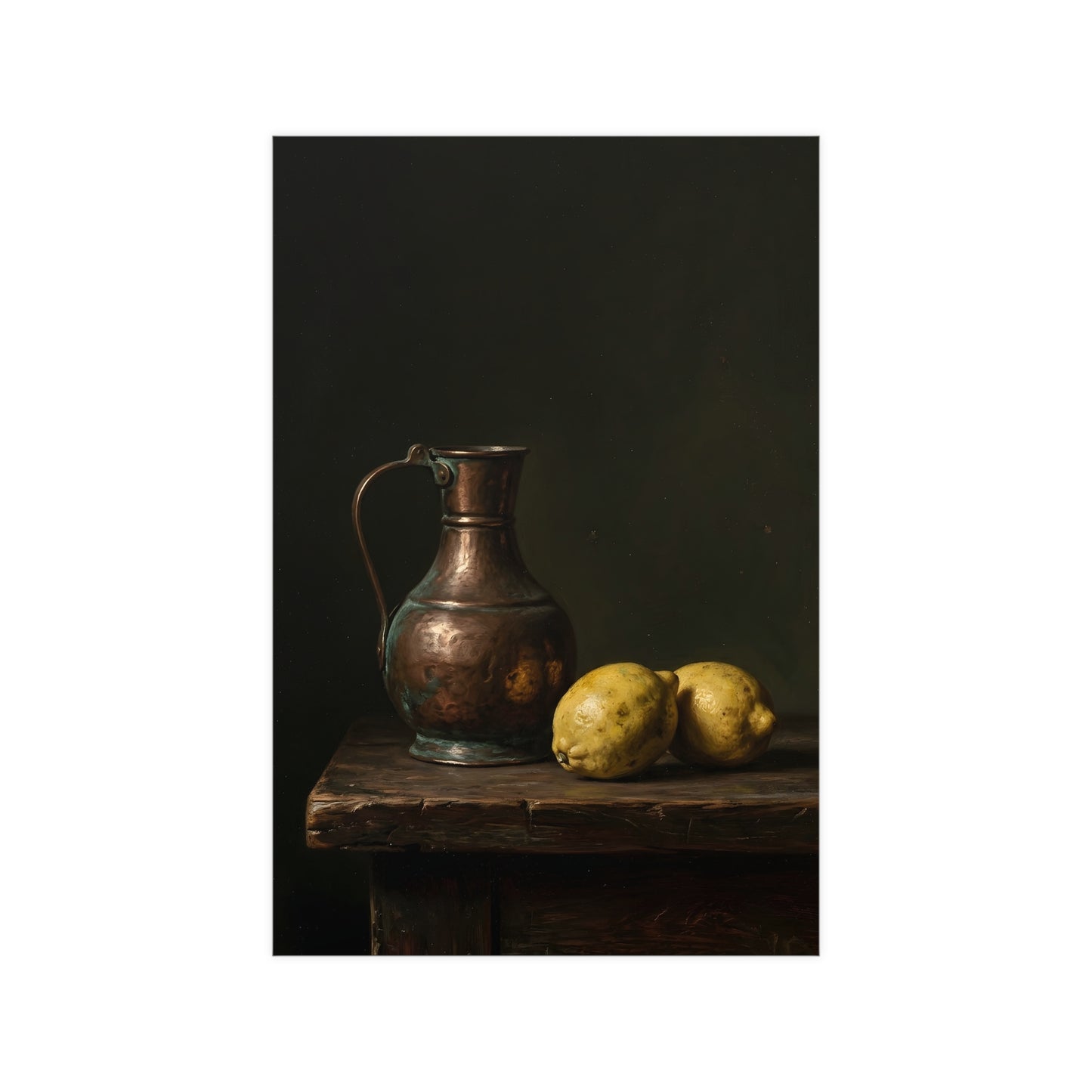 Copper and Lemons — copper and lemons, 12x16 in print