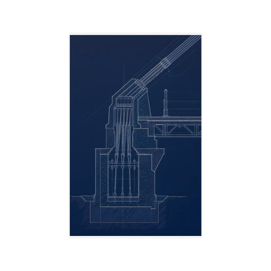 Cable Anchorage — cable anchorage, 11x17 in print