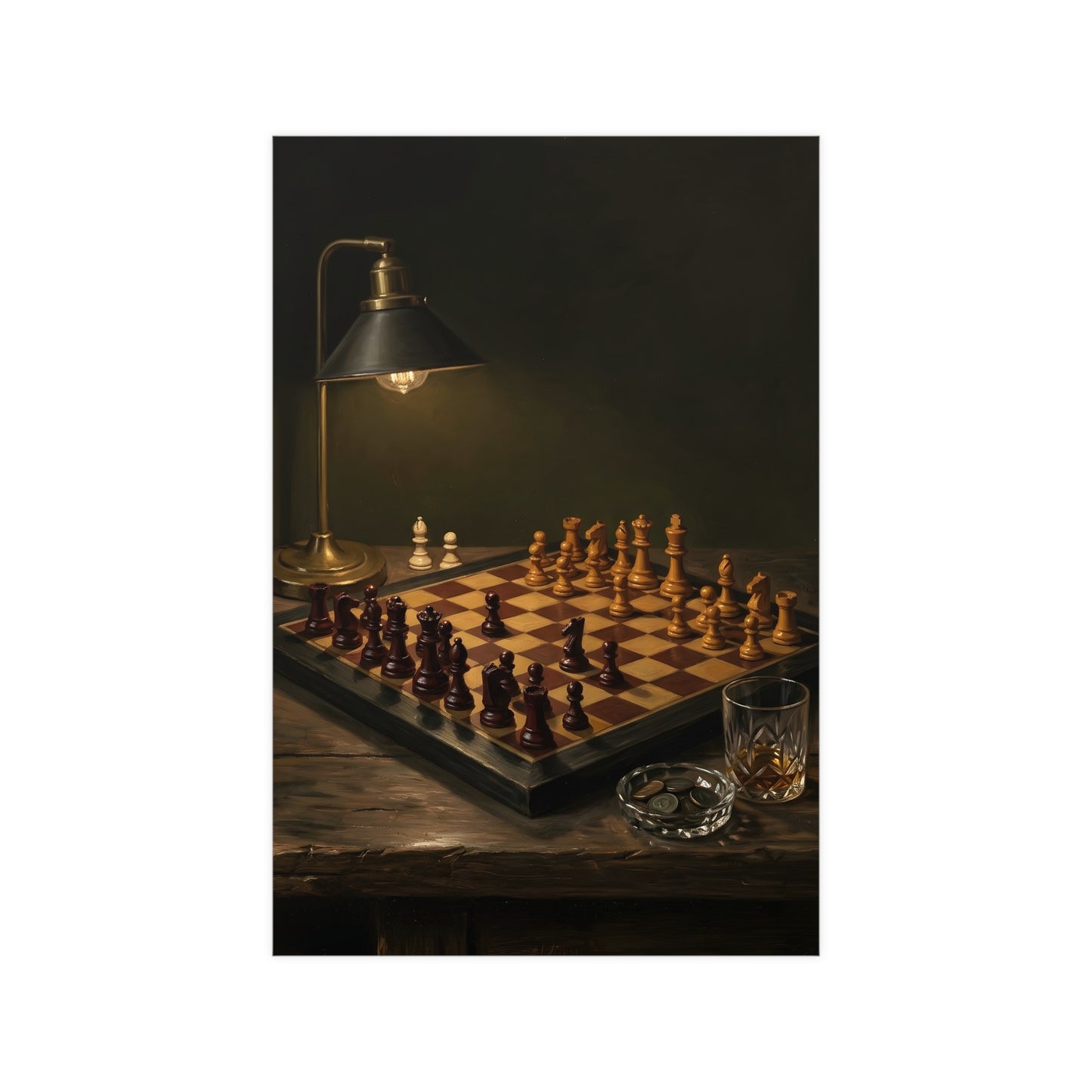 The Game, Unfinished — the game, unfinished, 12x16 in print