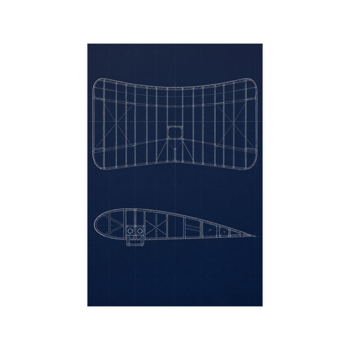 Aeroplane Wing — aeroplane wing, 12x18 in print