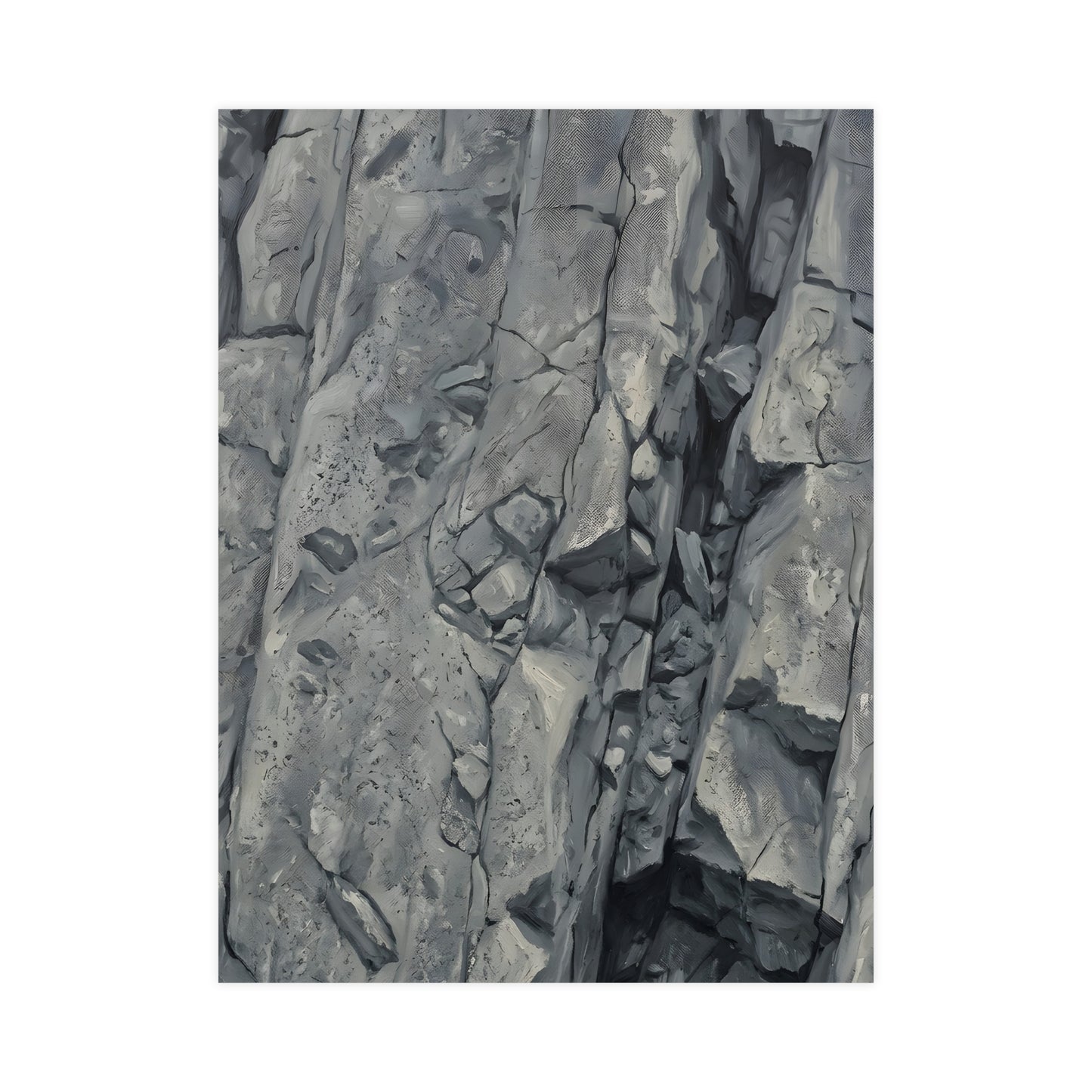 Rock Face — rock face, 12x18 in print