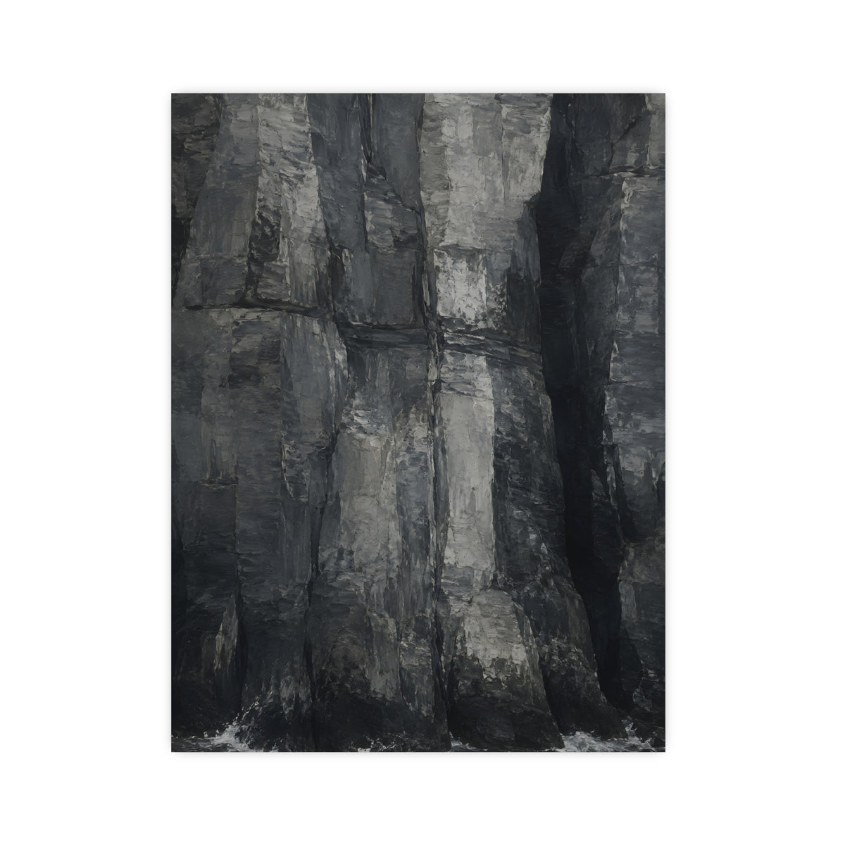 Sea Cliffs — sea cliffs, 12x16 in print