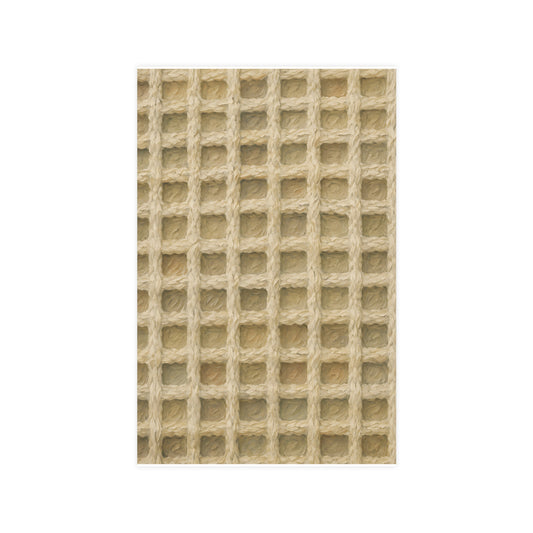 Waffle Weave — waffle weave, 11x17 in print