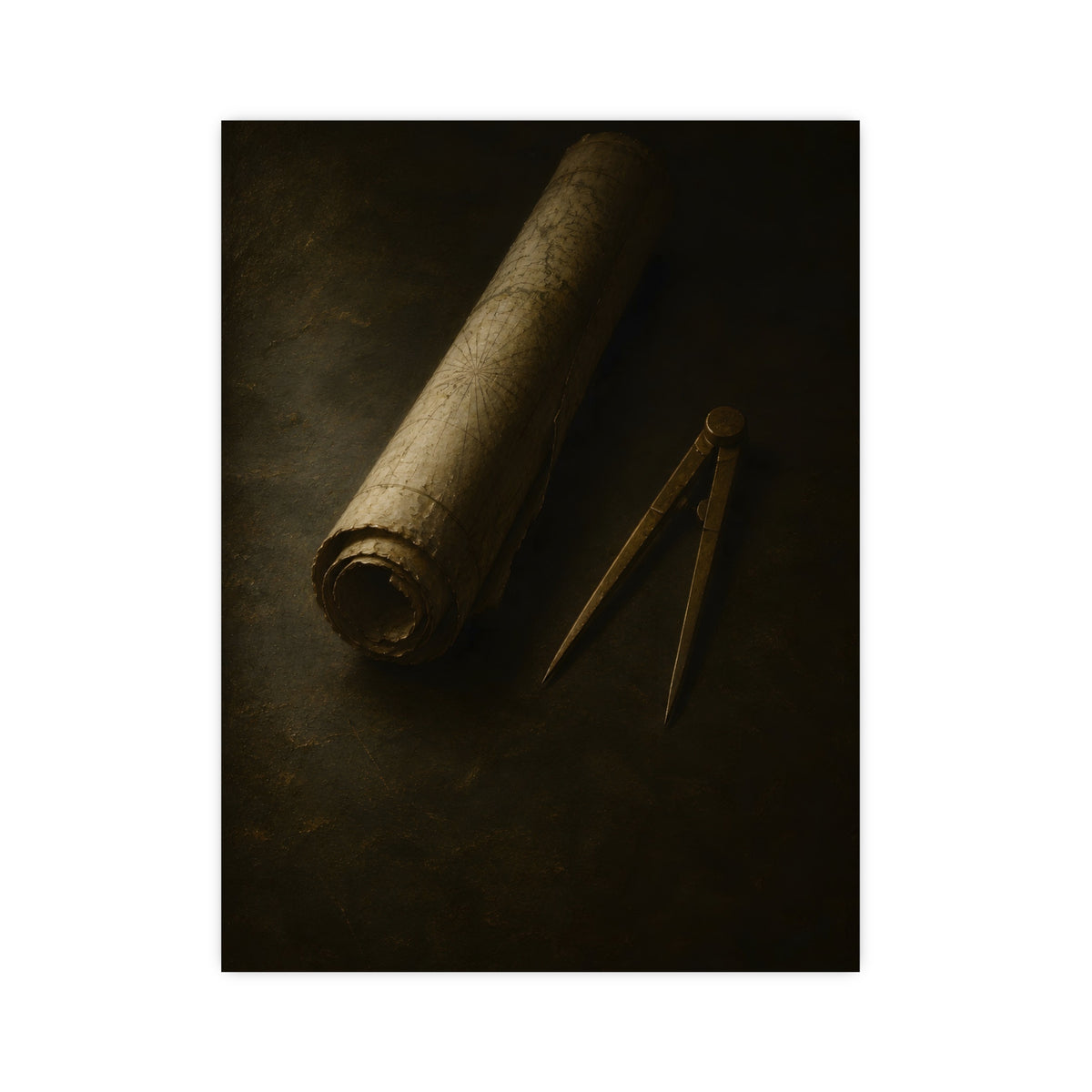 Chart and Dividers — chart and dividers, 12x16 in print