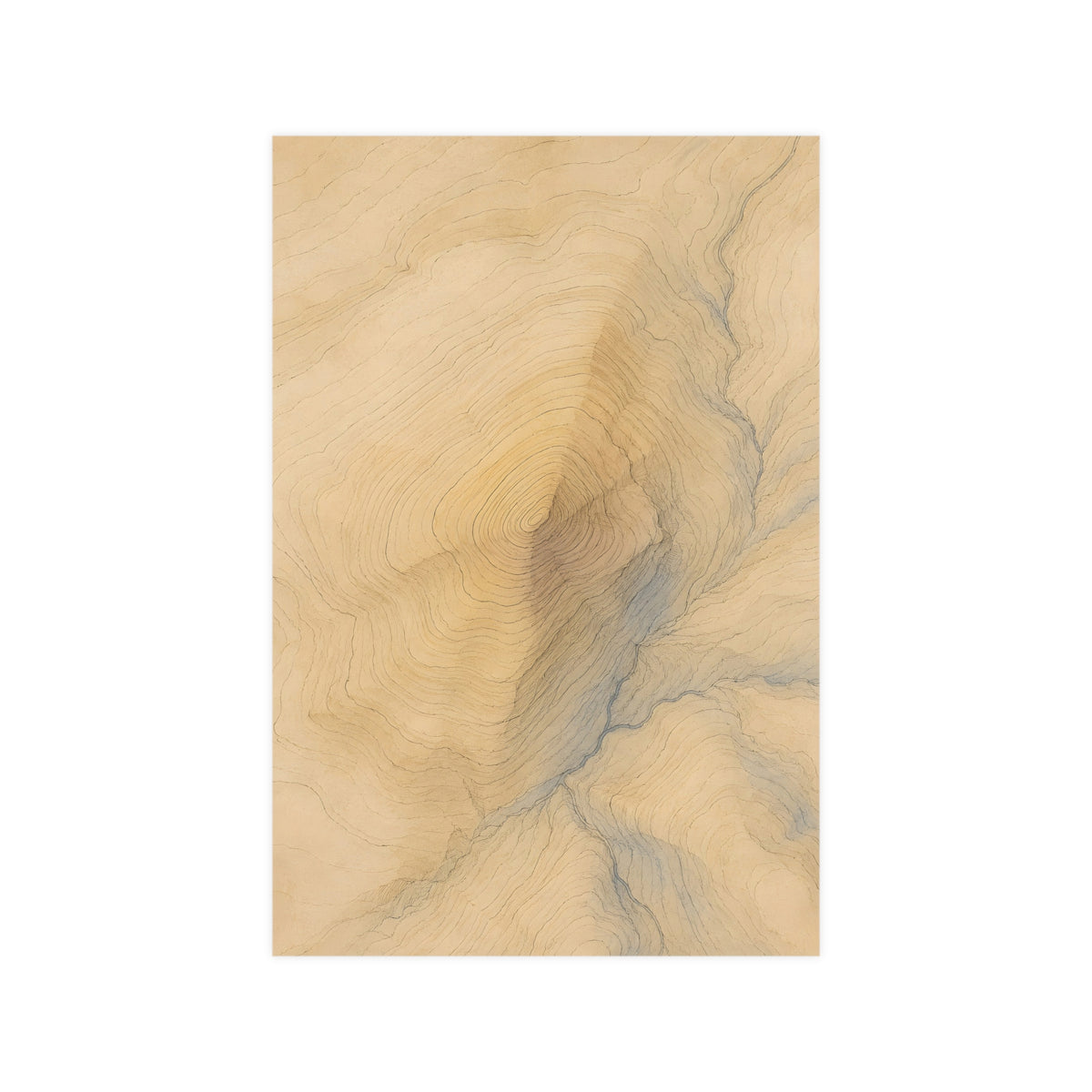 Contour Lines — contour lines, 12x18 in print