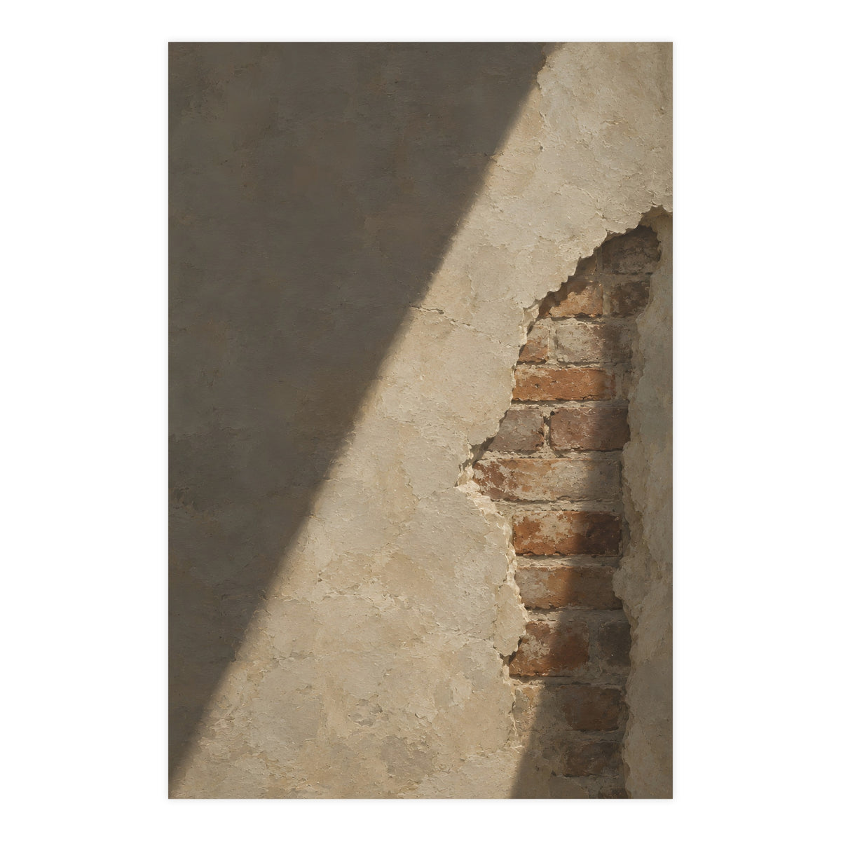 Where the Plaster Fell — where the plaster fell, 24x36 in print