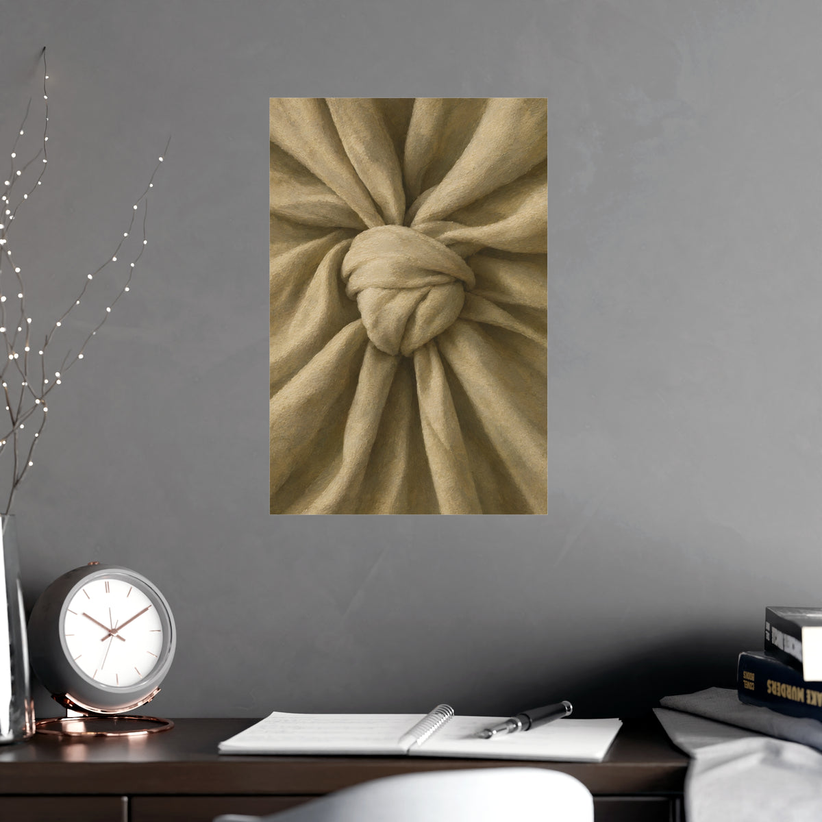One Knot | Textile Study Print | Wall Art