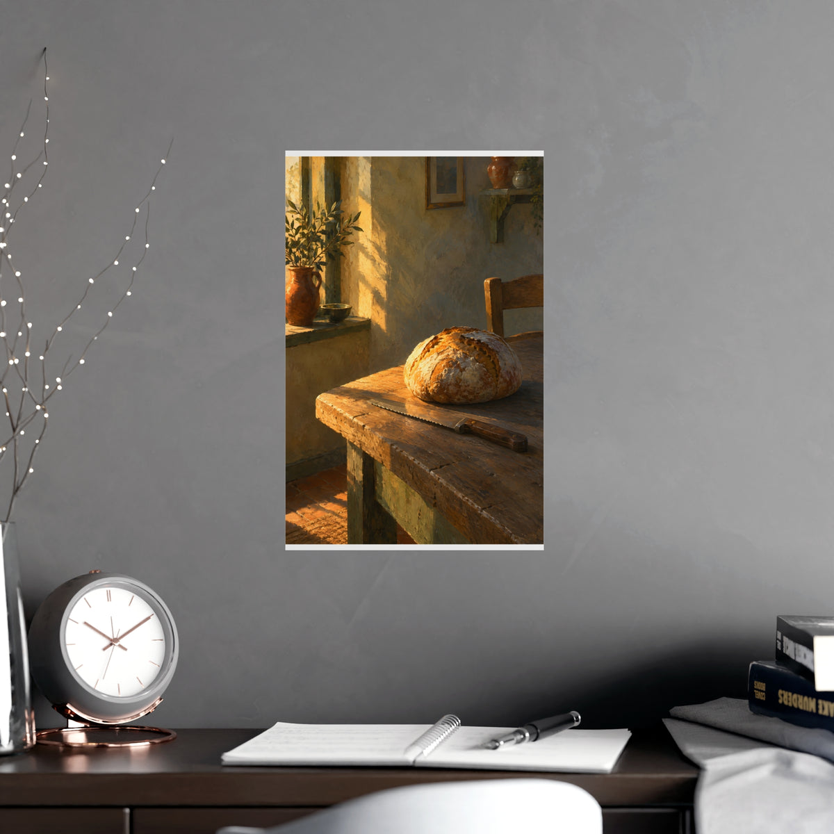 Late Sun on the Loaf — late sun on the loaf, shown framed on a wall