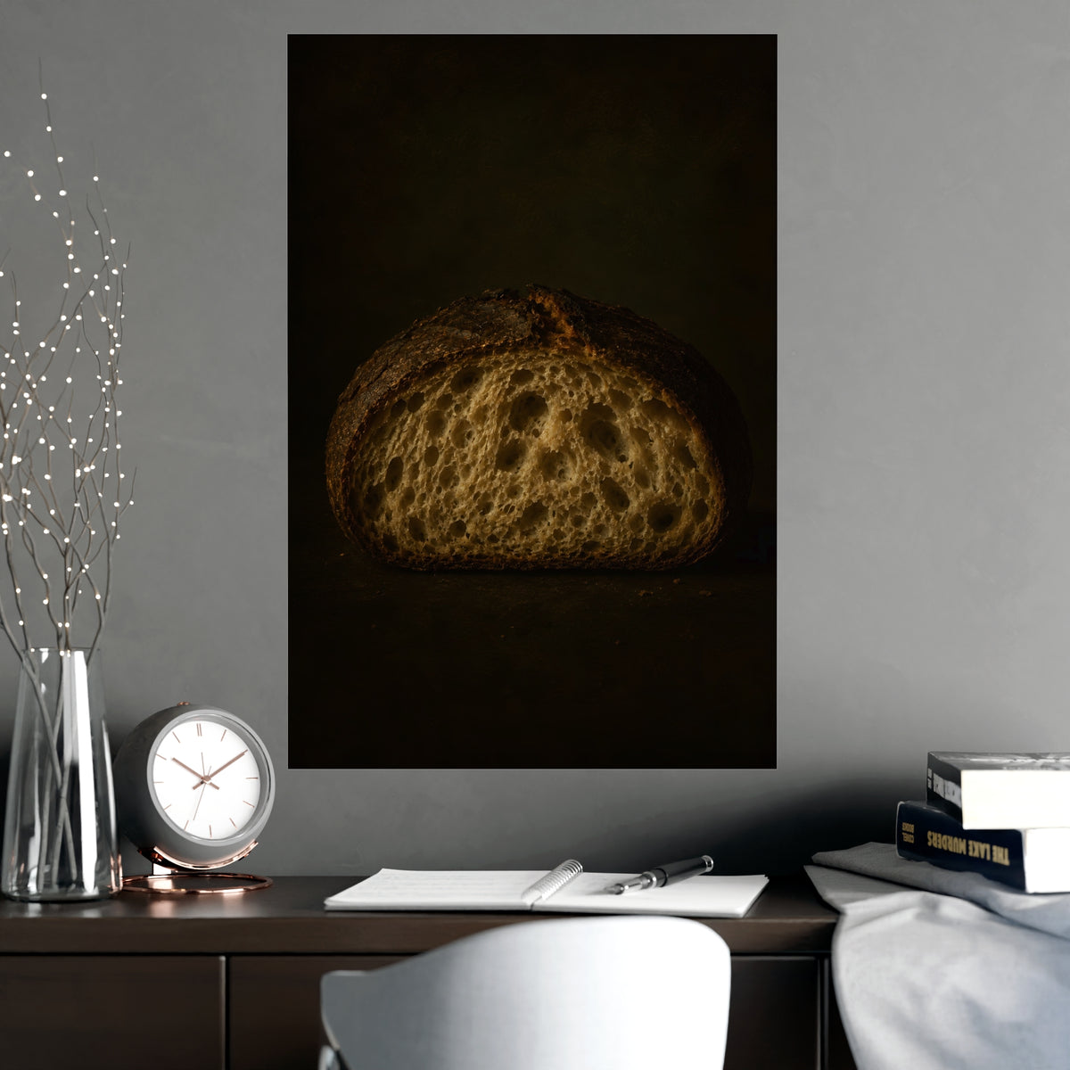Cut Open — cut open, shown framed on a wall