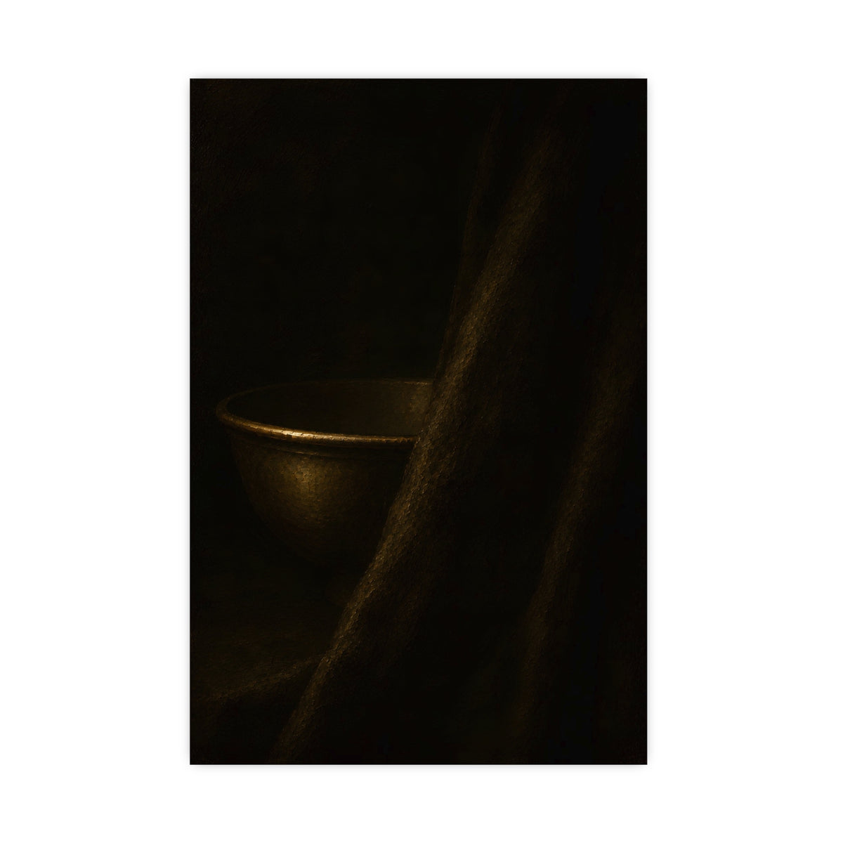 Behind the Drape — behind the drape, 16x24 in print