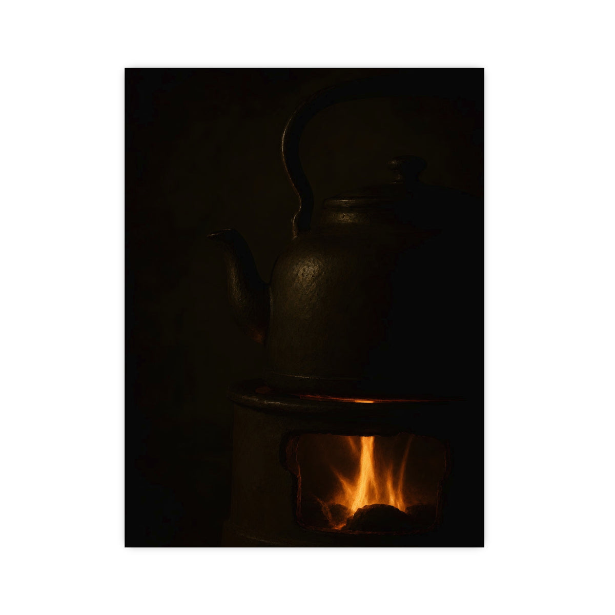Under the Kettle — under the kettle, 12x16 in print