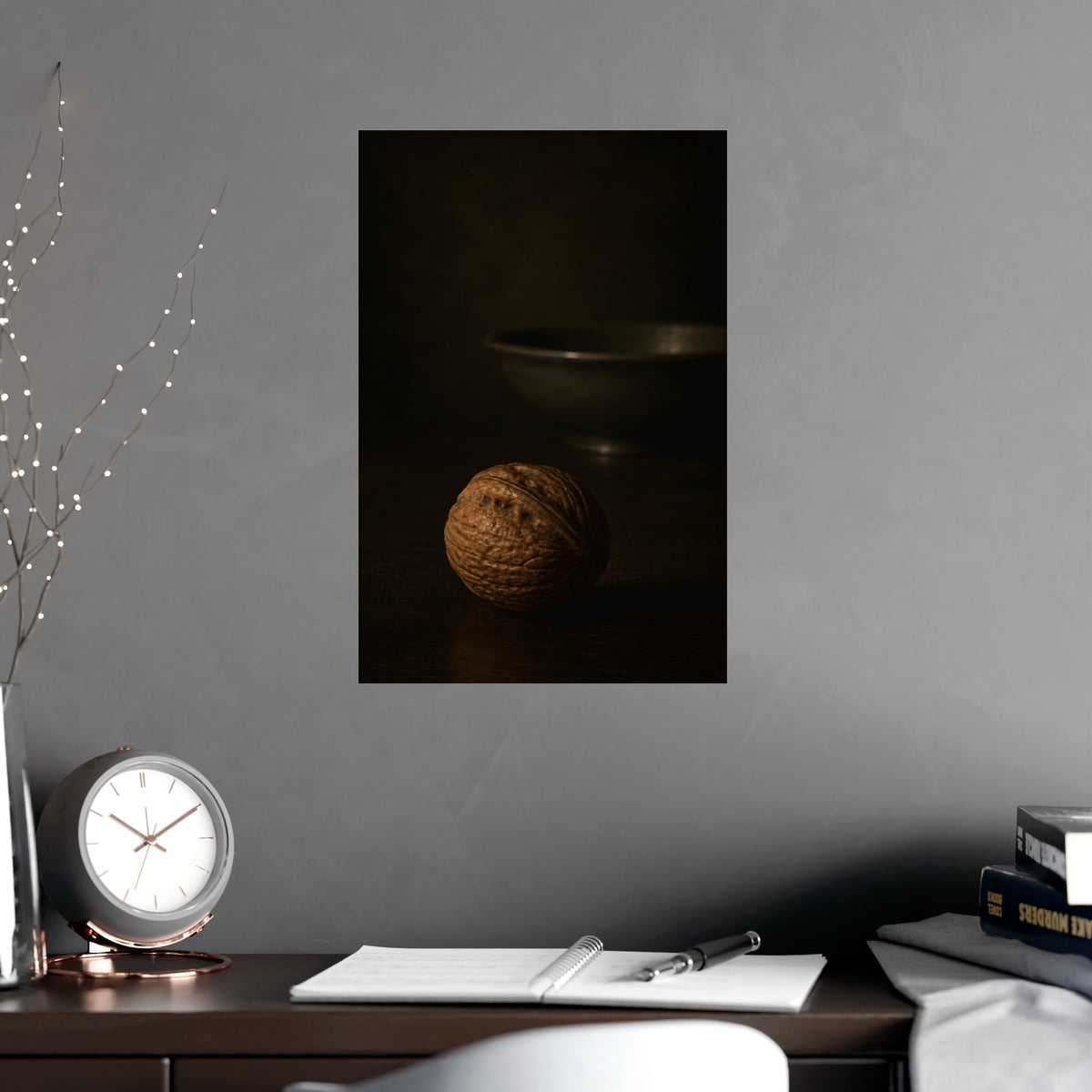 Near and Far — near and far, shown framed on a wall
