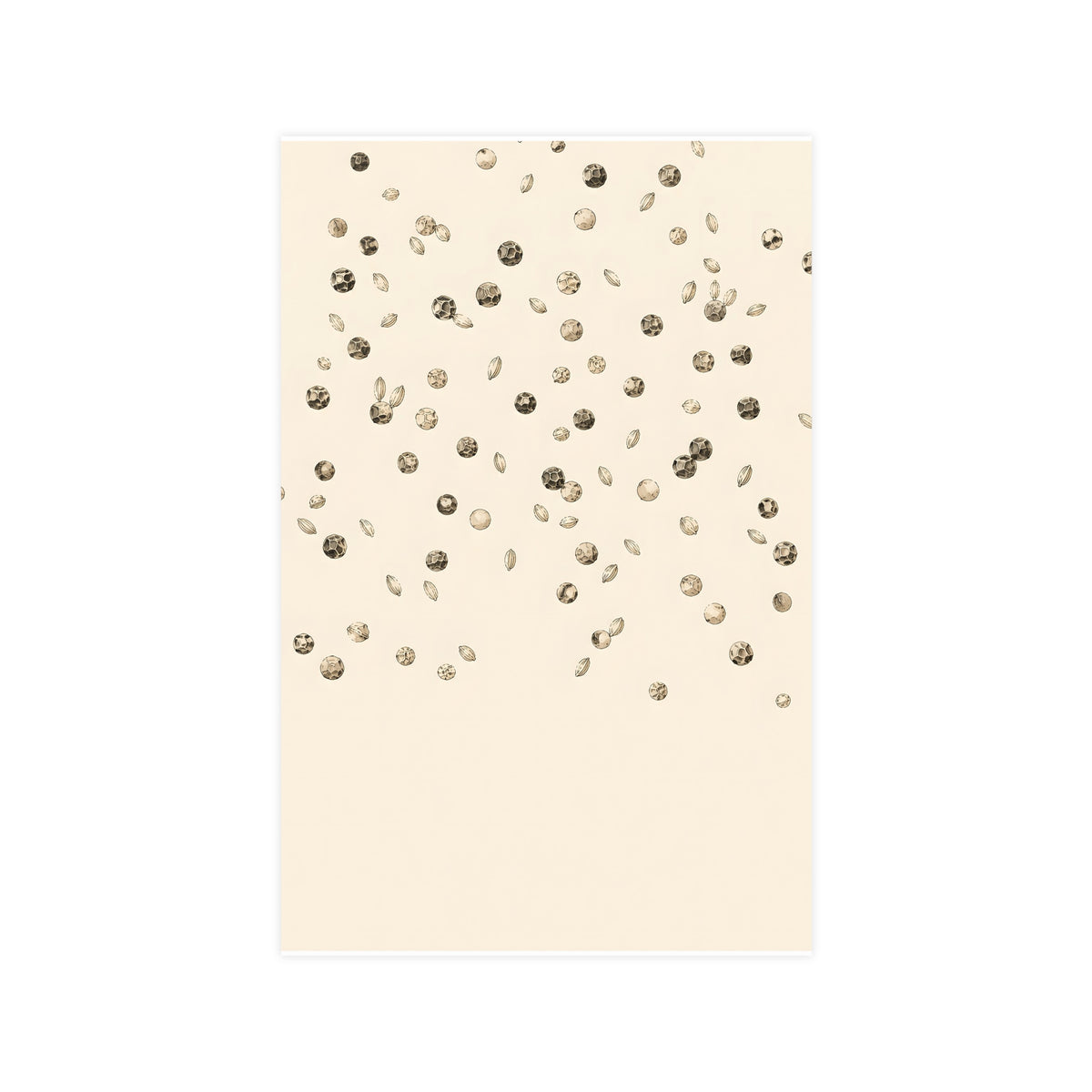 Scattered Seeds — scattered seeds, 11x17 in print