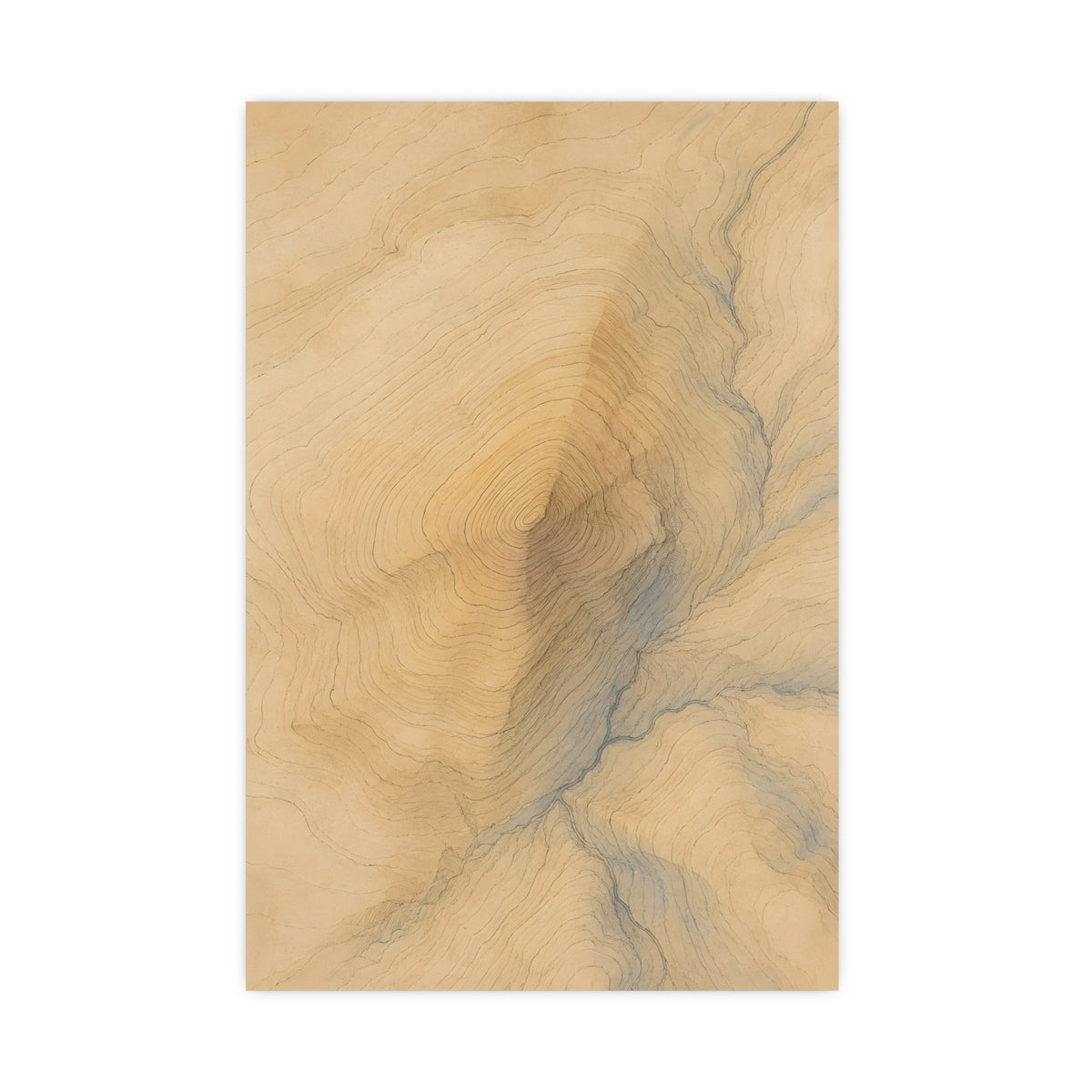 Contour Lines — contour lines, 16x24 in print