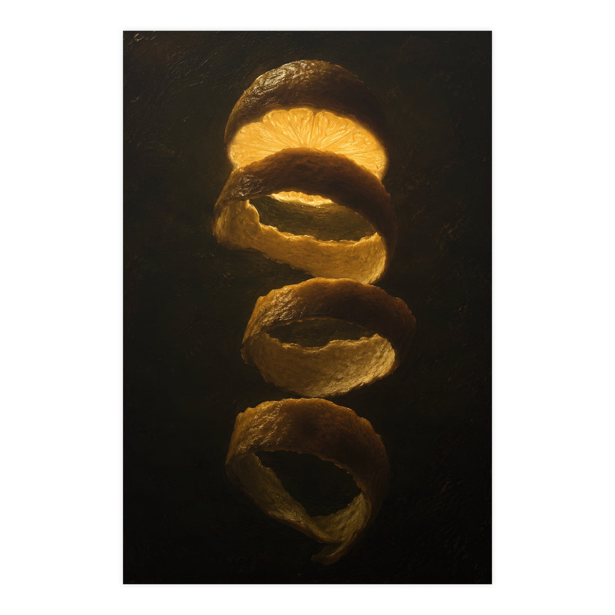 Lemon, Backlit — lemon, backlit, 24x36 in print