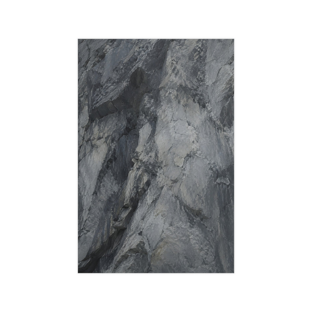 Rock Face — rock face, 12x18 in print
