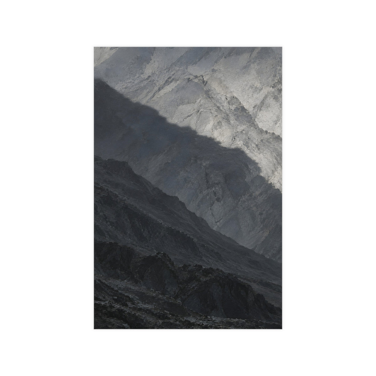 The Shadow of a Mountain — the shadow of a mountain, 12x18 in print