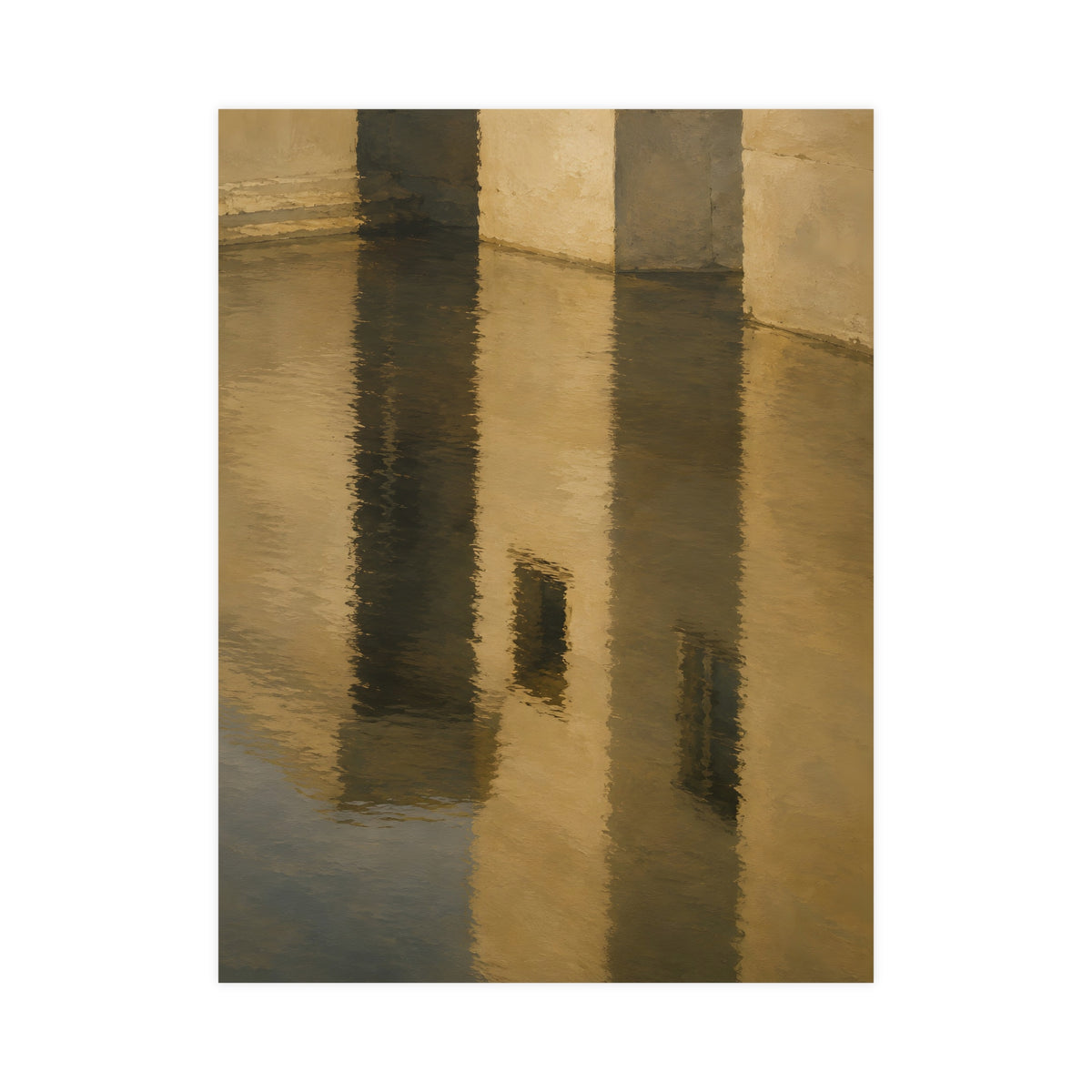 Facade, Reflected — facade, reflected, 18x24 in print