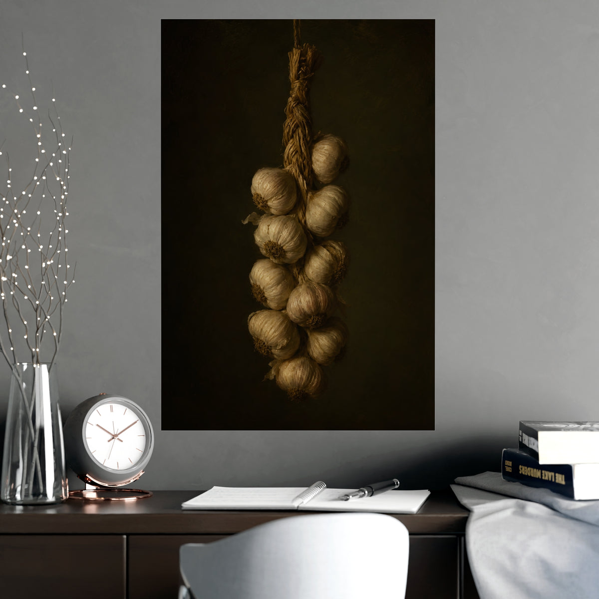 Hung to Dry — hung to dry, shown framed on a wall
