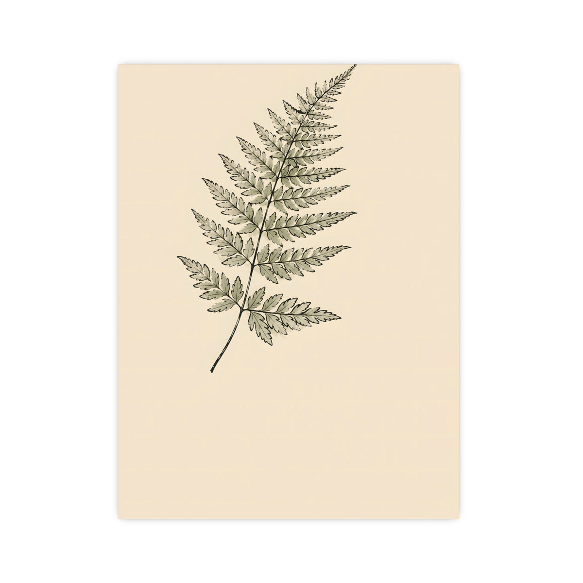 Fern Frond — fern frond, 12x16 in print