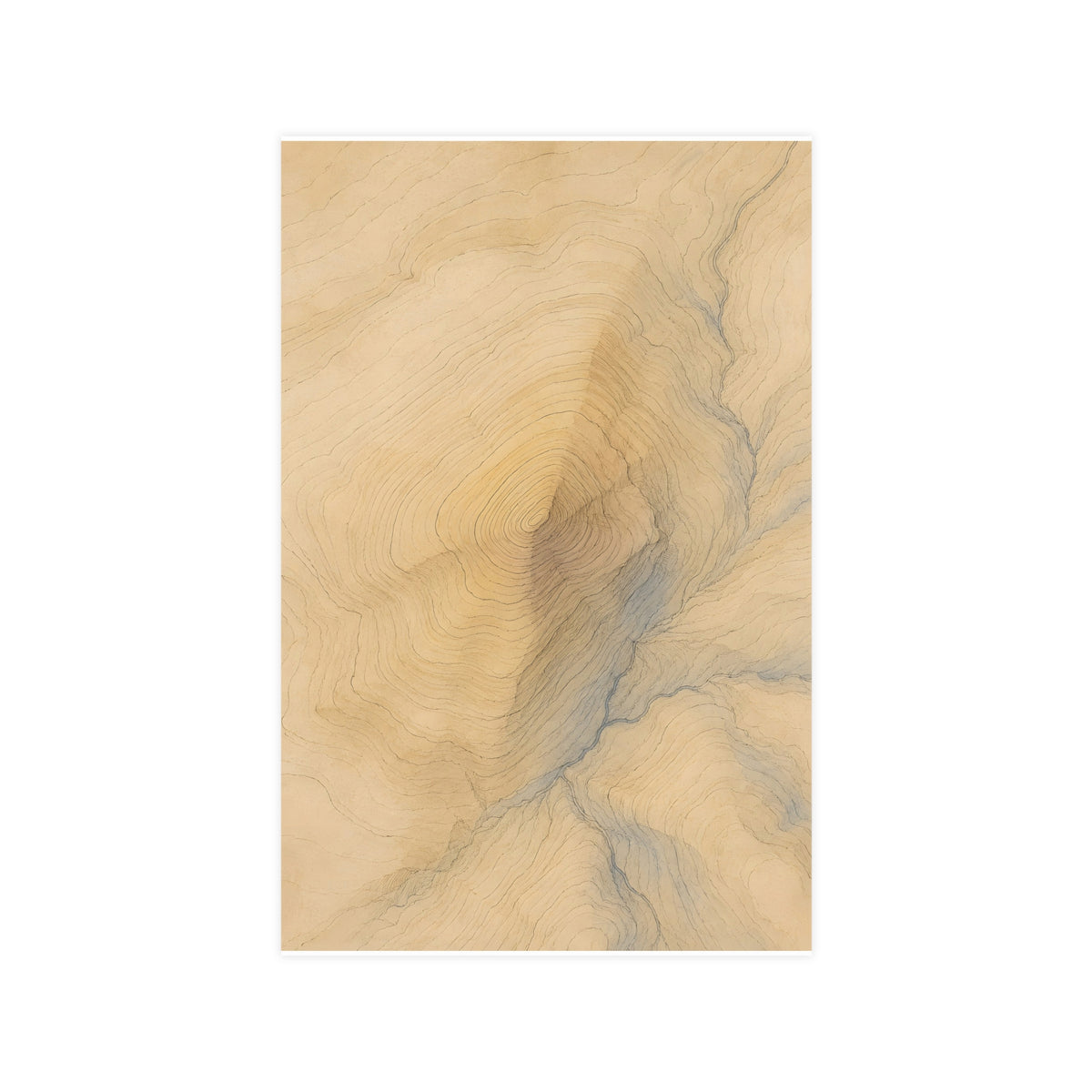Contour Lines — contour lines, 11x17 in print
