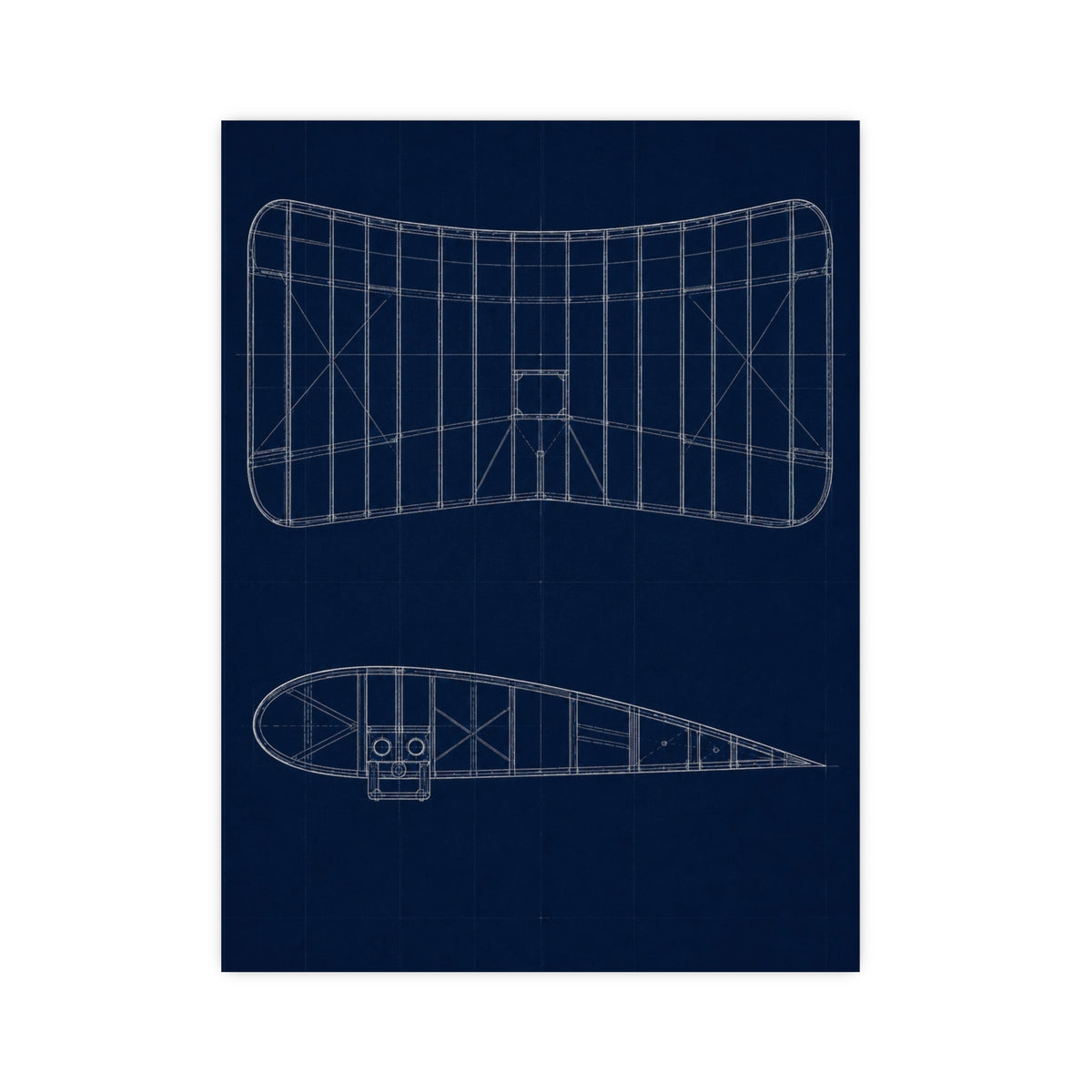 Aeroplane Wing — aeroplane wing, 12x16 in print