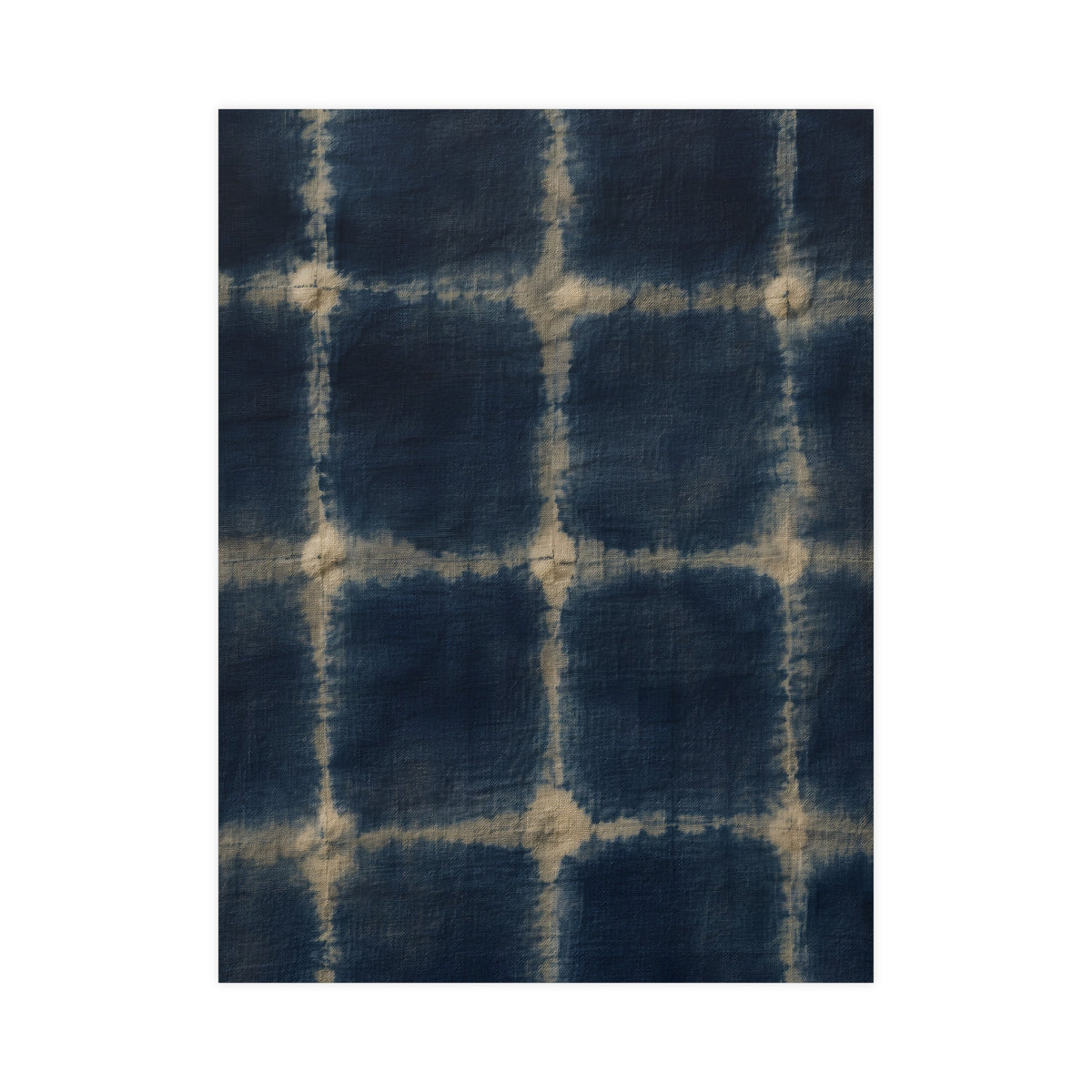 Indigo, Tied — indigo, tied, 18x24 in print